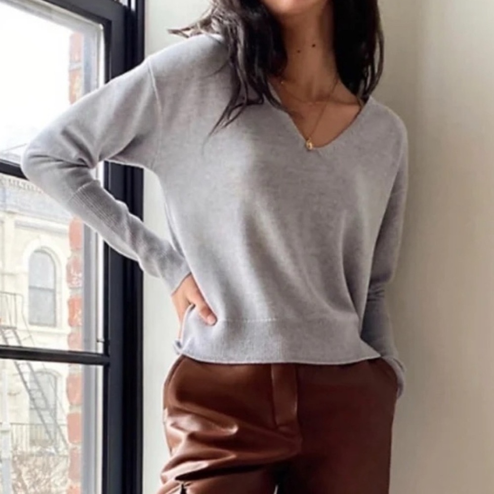 Aritzia cyprie V-Neck wool Sweater